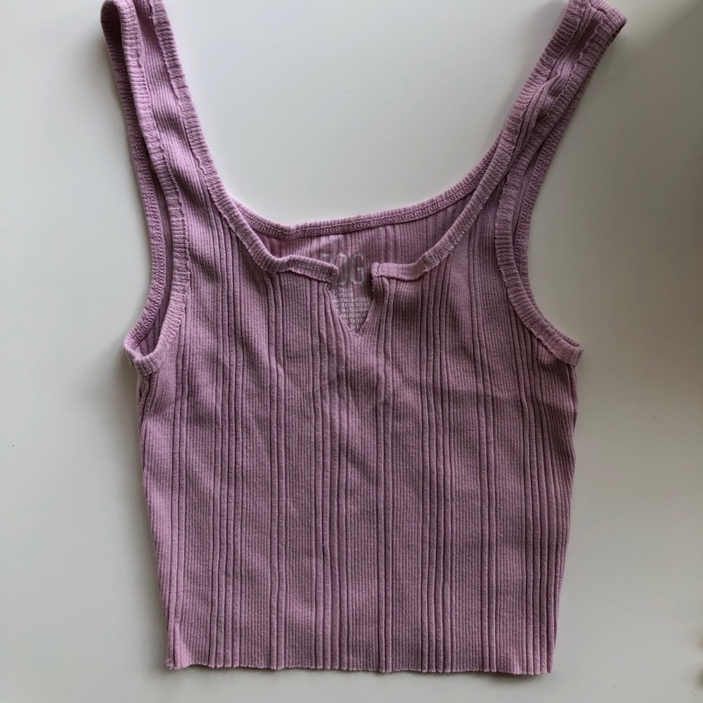 Purple Crop tank top